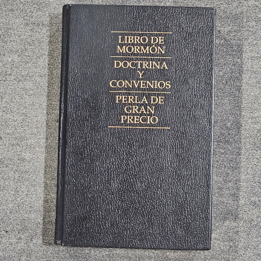 Libro de Mormon Doctrina y Convenios Perla de Gran Precio Spanish LDS Triple